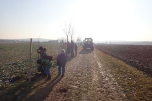 Protierozní mez s pěšinou - Obec Moravany, (ATCZ142-klimatická zeleň)