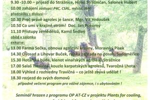 Seminář - Agroles, šance pro klima!